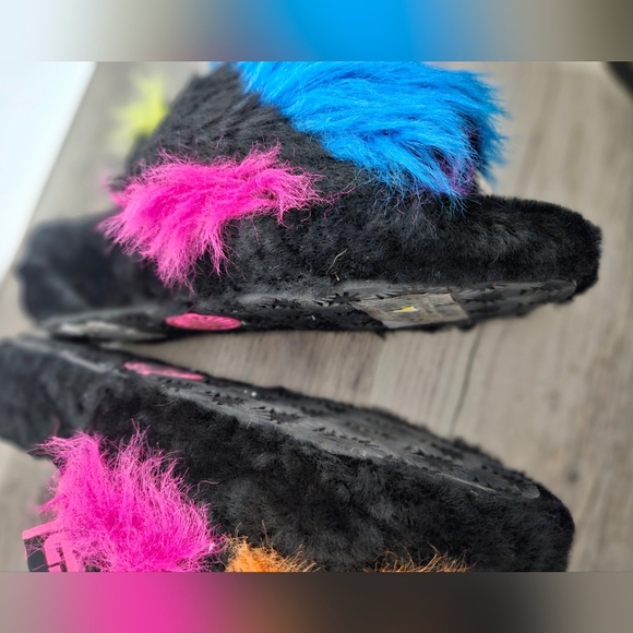 UGG Fluff Yeah Party Spots Sheepskin Slide Sandals Slippers - Picture 7 of 8